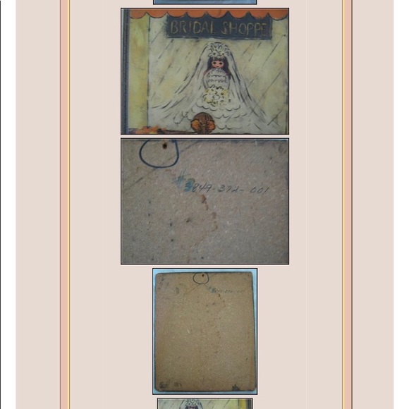 MID-CENTURY Wood Art BRIDAL Wall ART by Candi MCM - Picture 14 of 16